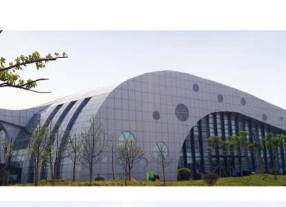普陀会议中心外景网架工程